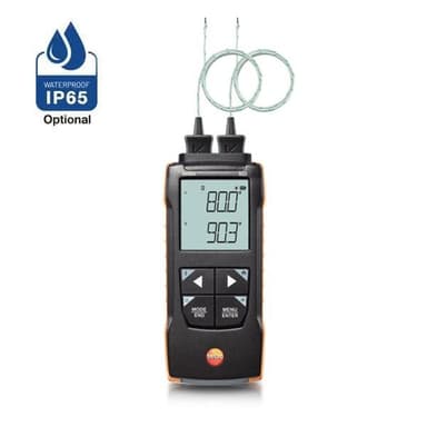 Testo 922 Gen2 เครื่องวัดอุณหภูมิดิจิตอล 2 Channel (App Connection) | Max.1000°C