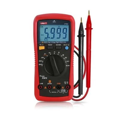 Uni-t UT892 มัลติมิเตอร์ดิจิทัล แรงดันสูง 2000V สําหรับโวลต์มิเตอร์ ทดสอบประจุ True RMS