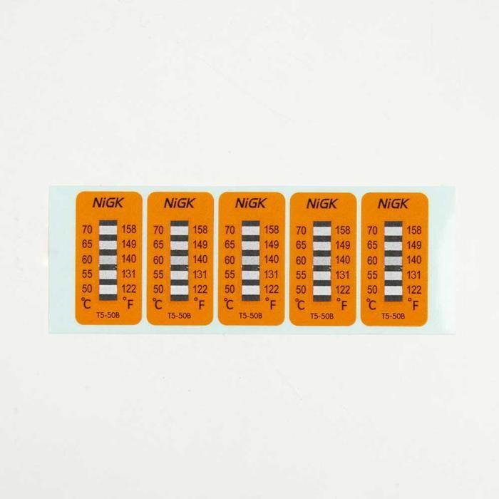 NiGK รุ่น T5-50B แถบวัดอุณหภูมิแบบ Irreversible (5 Point) | (50 to 70℃) image