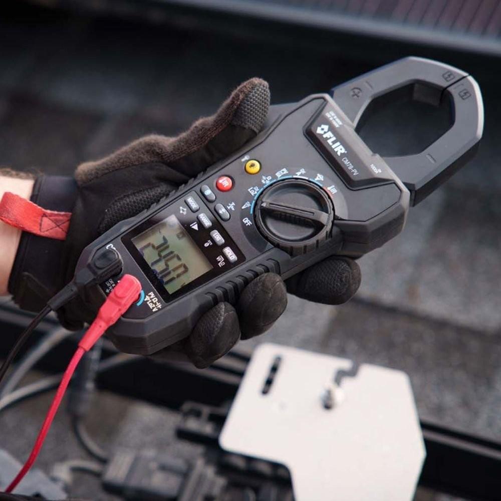 FLIR CM78-PV แคลมป์มิเตอร์สำหรับระบบโซลาร์เซลล์ CAT III 1500 V Solar Clamp Meter image