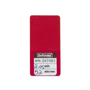 DeFelsko STD-CS2 Certified Plastic Shims For Coating Thickness | 50 Micron