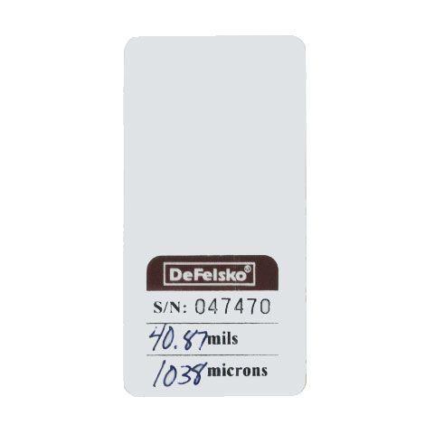 DeFelsko STD-CS40 Certified Plastic Shims For Coating Thickness | 1000 Micron image