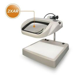 Otsuka O-LIGHT-5-CL-2XAR โคมไฟแว่นขยายแบบมีไฟส่วนฐาน│Big Recta-Lens Series image