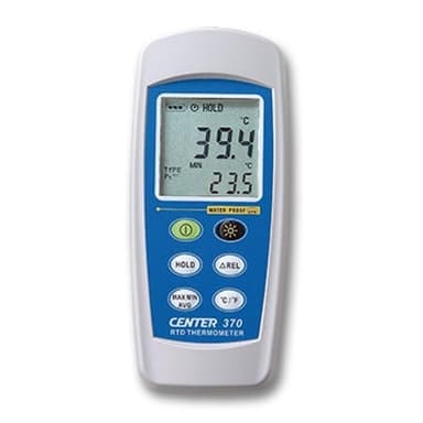 CENTER 370 เครื่องวัดอุณหภูมิดิจิตอล RTD Thermometer (Water Proof)