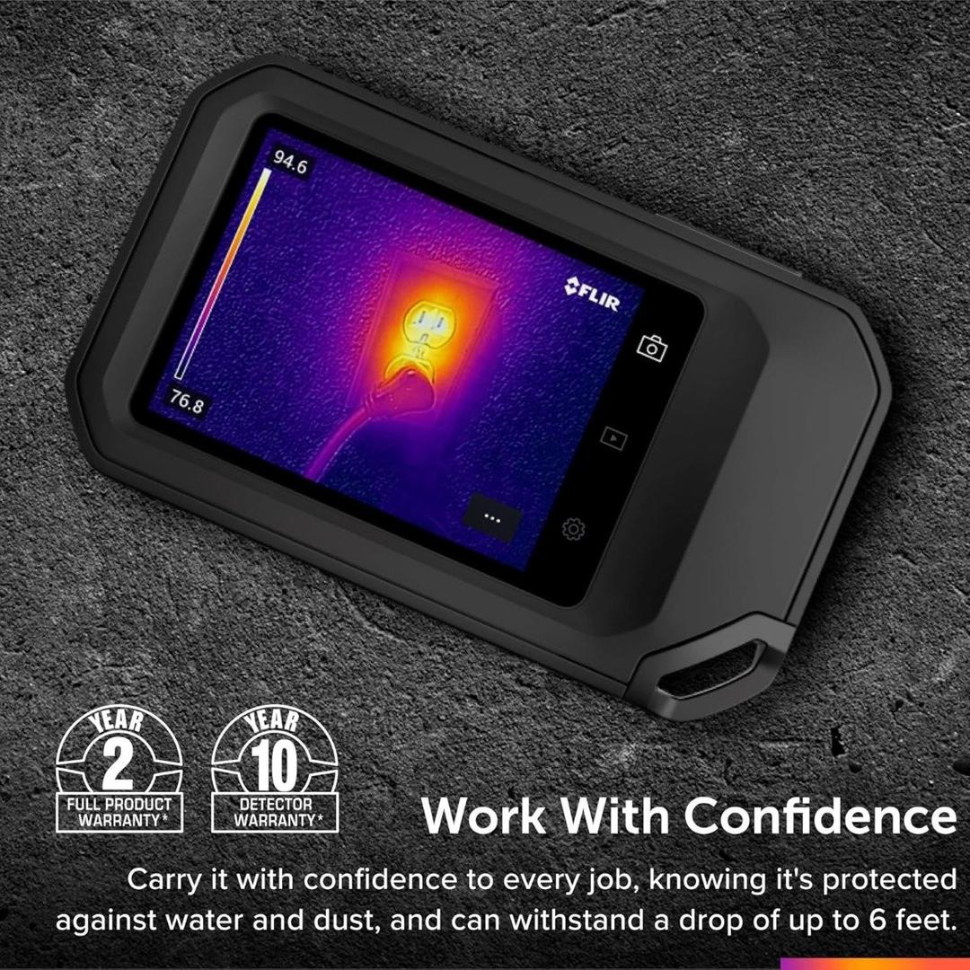 FLIR C5 กล้องถ่ายภาพความร้อนแบบพกพา (160 X 120 Pixels) | พร้อม Cloud & Wi-Fi image
