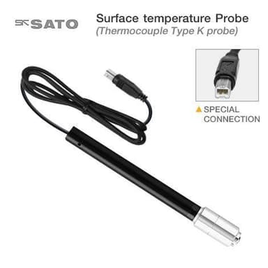 SK Sato SK-S301K โพรบวัดอุณหภูมิพื้นผิว (Type K) | Cable Length 1.1 M.