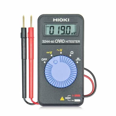 Hioki 3244-60 ดิจิตอลมัลติมิเตอร์แบบพกพา (AC/DC 500V)