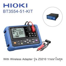 Hioki BT3554-51-KIT เครื่องทดสอบแบตเตอรี่แบบพกพา | Pin Type Lead 9465-10 | With Z3210 image