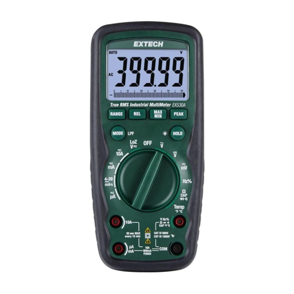 EXTECH EX-EX530A เครื่องมือวัดมัลติมิเตอร์ Heavy Duty True RMS Industrial Multimeter image