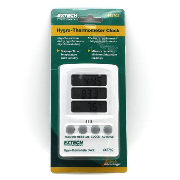 Extech EX-445702 นาฬิกาอัจฉริยะ พร้อมวัดอุณหภูมิและความชื้น (Hygro-Thermometer Clock) image