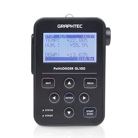 Graphtec GL100-N-TH เครื่องบันทึกอุณหภูมิและความชื้น image