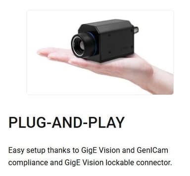 Teledyne FLIR A65 Thermal Camera – 13mm / 30 Hz / 45° FOV