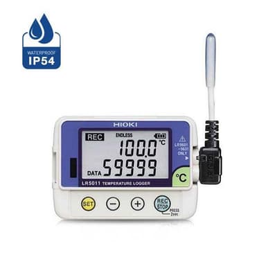Hioki-LR5011 เครื่องบันทึกอุณหภูมิ 60,000 ข้อมูล | IP54