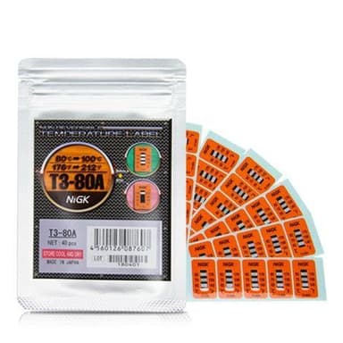 NiGK รุ่น T3-80A แถบวัดอุณหภูมิแบบ Irreversible (3 Point) | (80 to 100℃)