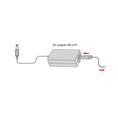 RION NE-21P AC adapter AC100 to 240V for NL-Series