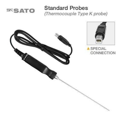 SK Sato SK-S100K โพรบวัดอุณหภูมิ Standard (Type K) | -100 To 300°C