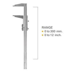 Mitutoyo M-160-150 Vernier Caliper เครื่องวัดคาลิเปอร์แบบเวอร์เนีย (0 - 300mm, 0 - 12) image