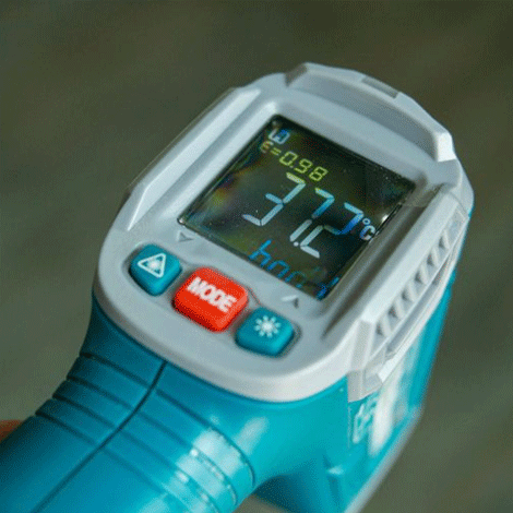 TOTAL THIT015501 เครื่องวัดอุณหภูมิดิจิตอลแบบอินฟราเรด │30°C- 550°C image