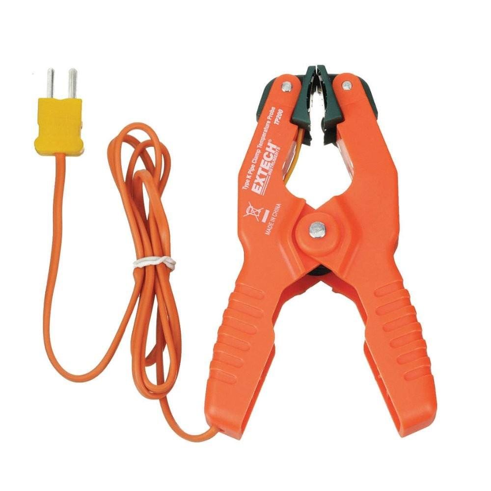 EXTECH EX-TP200 โพรบวัดอุณหภูมิ Type K Pipe Clamp Temperature Probe -20 °C to 93 °C image