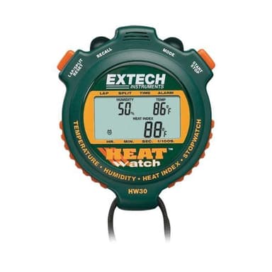 EXTECH HW30 นาฬิกาจับเวลา พร้อมอุณหภูมิและความชื้น