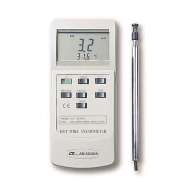 Lutron AM-4204HA เครื่องวัดความเร็วลมแบบ Hot Wire