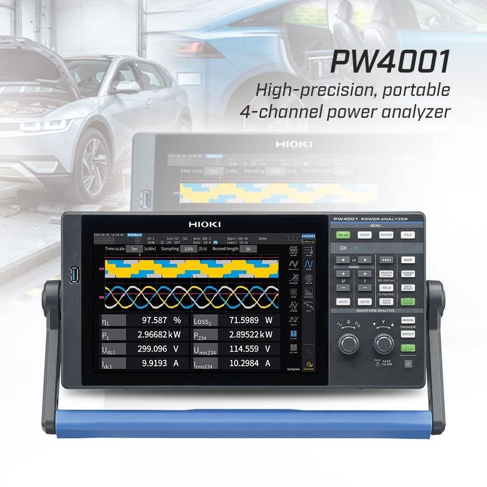 Hioki PW4001 เครื่องวิเคราะห์ไฟฟ้า 4 ช่องความแม่นยำสูง image