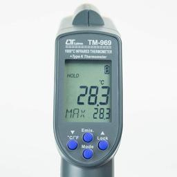 Lutron TM-969 เครื่องวัดอุณหภูมิอินฟราเรด | Max 1000°C image