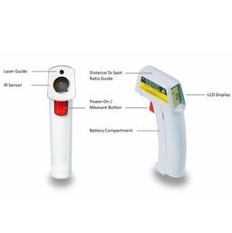 Comark KM814FS Infrared Food Thermometer with Laser Sighting | IR -30°C to +200 °C HACCP image