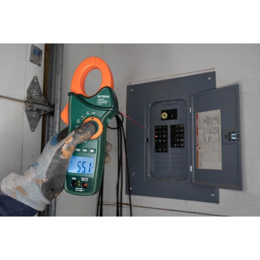 EXTECH EX820A แคลมป์มิเตอร์ 1000 A True RMS AC Clamp Meter with IR image
