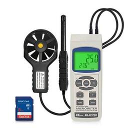 Lutron AM-4237SD เครื่องวัดและบันทึกความเร็วลมและปริมาตรลม (7 In 1) | SD Card image