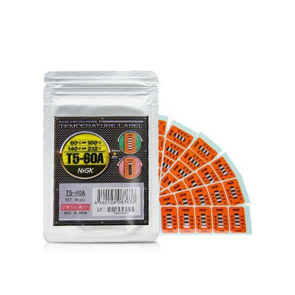 NiGK รุ่น T5-60A แถบวัดอุณหภูมิแบบ Irreversible (5 Point) | (60 to 100 C) image