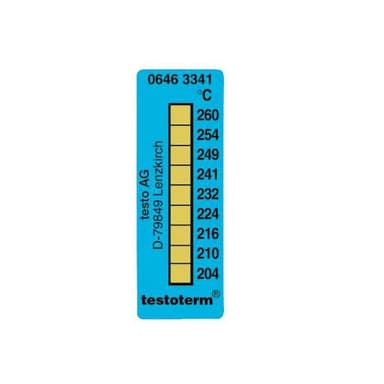 Testoterm แถบวัดอุณหภูมิ 0646 3341 (10pc/pack)