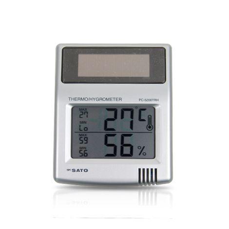 SK Sato PC-5200TRH เครื่องวัดอุณหภูมิและความชื้น (ใช้พลังงานแสงอาทิตย์) image