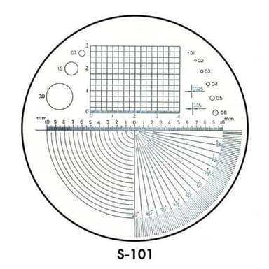 LEAF S-101 Glass Scale for exchange สเกลเลนส์สำหรับรุ่น 5054/5056/5057/MEA-10/5050/5060