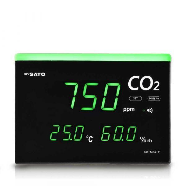 SK Sato SK-50CTH เครื่องตรวจจับก๊าซคาร์บอนไดออกไซด์ CO2 Monitor image