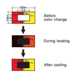 NIGK-A-70 แถบวัดอุณหภูมิแบบ Combination |  70°C | 80pcs/ 1pack image