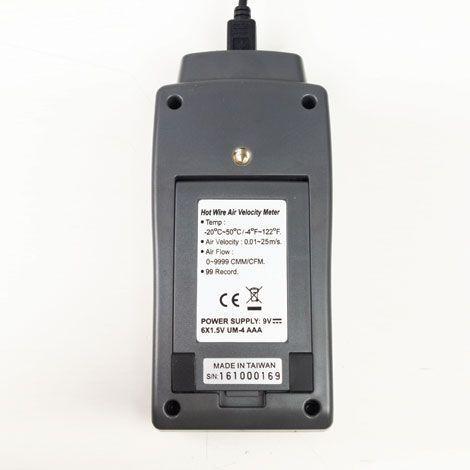 Tenmars TM-4001 เครื่องวัดความเร็วลมและปริมาตรลมแบบ Hot-Wire | 3in1 (โพรบดัดงอได้) image