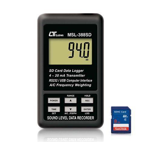 Lutron MSL-388SD เครื่องวัดเสียง Class 2 image