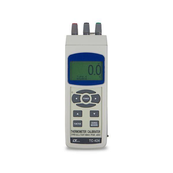 Lutron TC-424 เครื่องวัดอุณหภูมิดิจิตอลและคาลิเบรเตอร์ (Type K/J/T/E/R/S, Pt 100, 400 ohm, Voltage (DC mV) image
