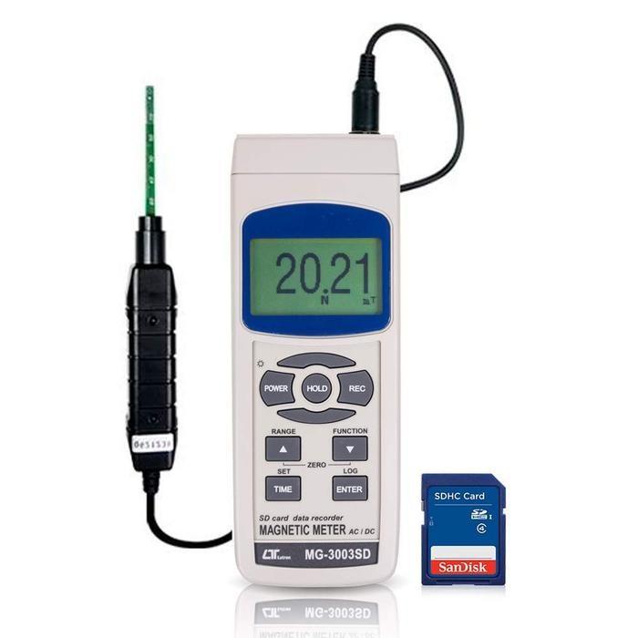 Lutron MG-3003SD เครื่องวัดความแรงแม่เหล็ก | SD Card image