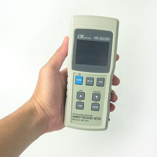Lutron HR-3023SD เครื่องวัดอุณหภูมิความชื้นสัมพัทธ์ 4 In 1 | SD Card image