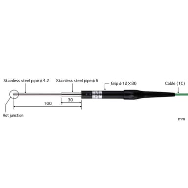 Anritsu CS-11E-010-1-TC1-ANP โพรบวัดอุณหภูมิ Micro Surface Temperature Sensor