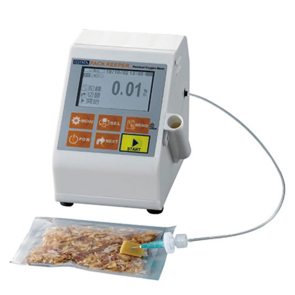 IIjima RO-105KS เครื่องวัดออกซิเจนคงเหลือในบรรจุภัณฑ์อาหาร (Residual Oxygen Meter)