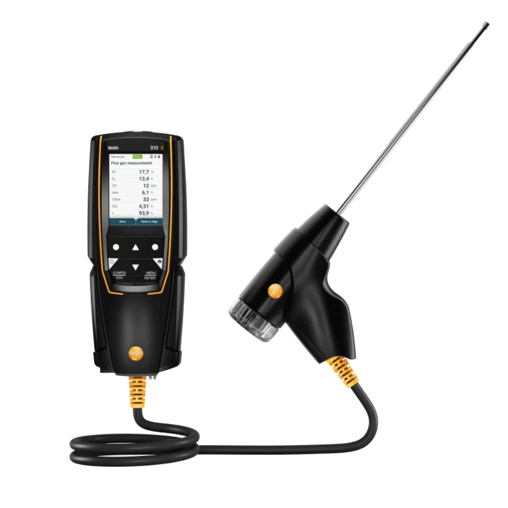 Testo-310-ll-KIT2 เครื่องวิเคราะห์ก๊าซ (Flue Gas Analyzer With Printer)