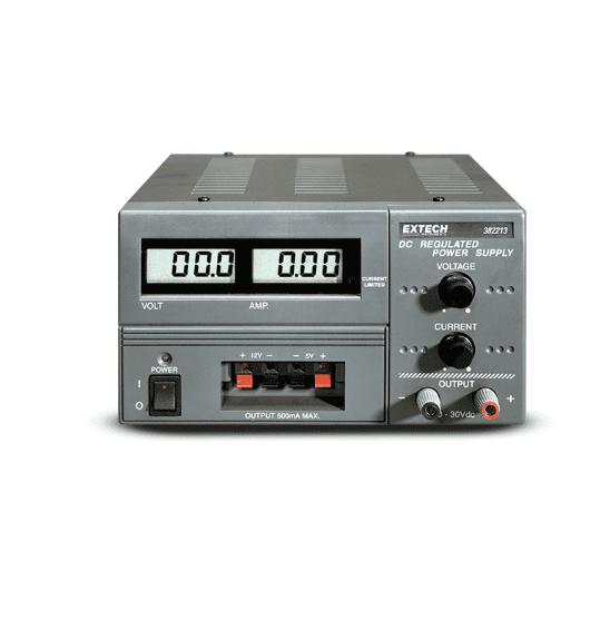 Extech EX-382213 Digital Triple Output DC Power Supply