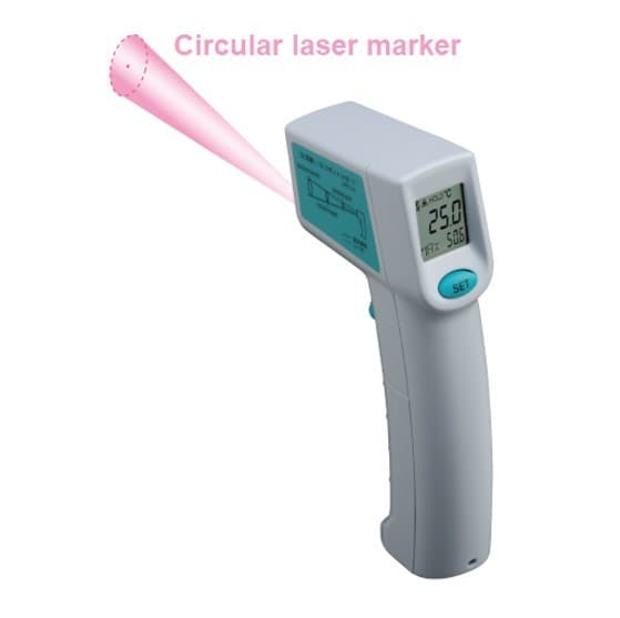 SK Sato SK-8750 เครื่องวัดอุณหภูมิอินฟราเรด Infrared Thermometer with Circular Laser Marker