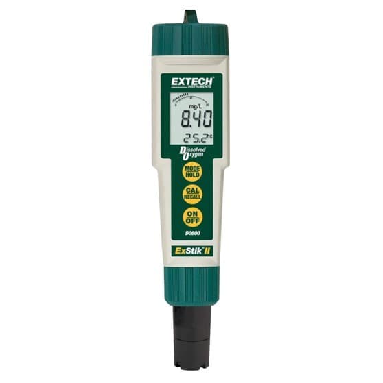 Extech DO600-K เครื่องวัดออกซิเจนในน้ำ Waterproof ExStik® II Dissolved Oxygen Meter Kit
