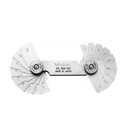 Mitutoyo M-186-110 เกจวัดรัศมี Radius Gauge