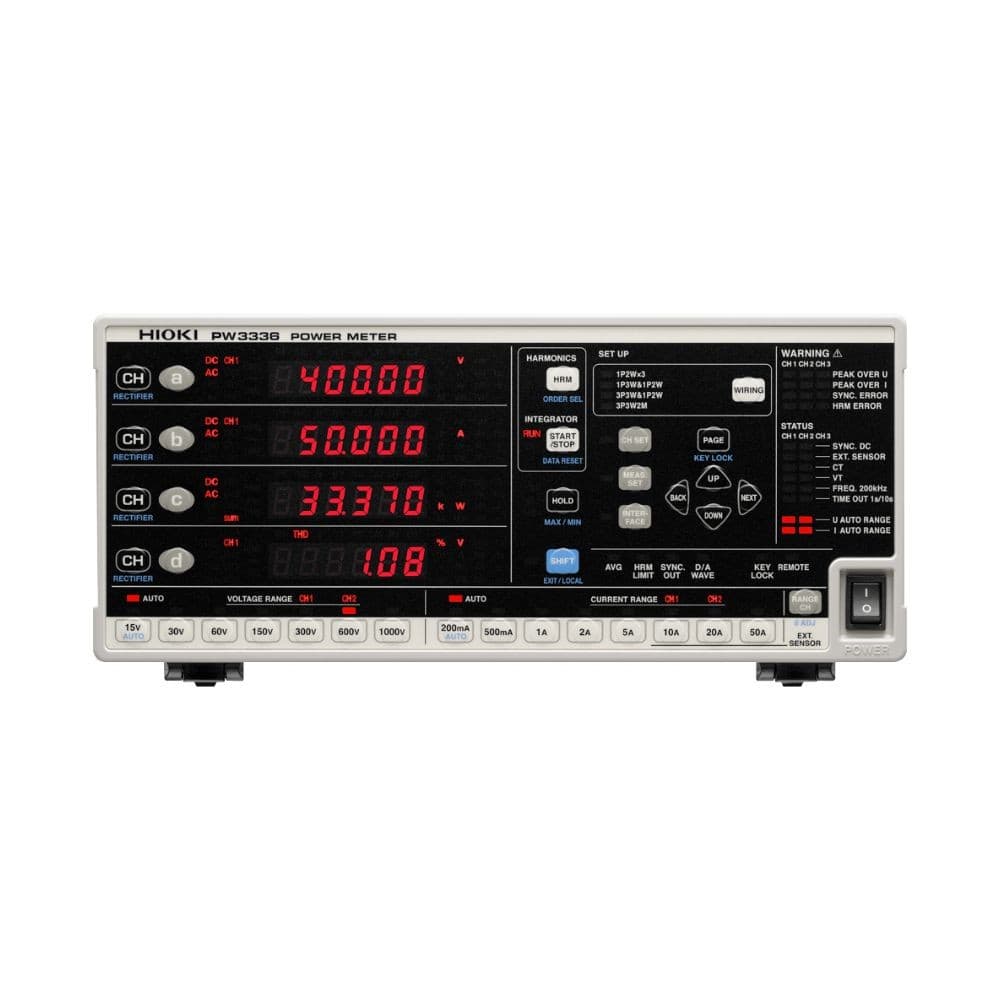 HIOKI PW3336 เครื่องวัดกำลังไฟฟ้า (AC/DC Power Meter)