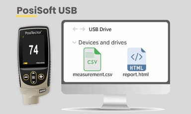 การจัดการไฟล์อย่างง่ายด้วย PosiSoft USB สำหรับผู้ใช้งาน PosiTector
